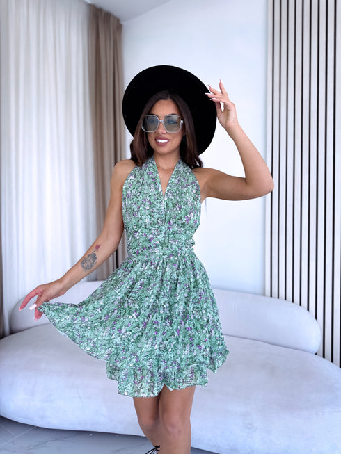 "COSMOPOLITAN" floral dress - green